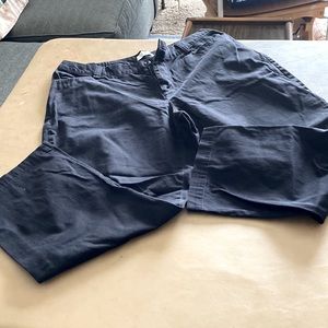 CJBanks Petite Black Casual Dress Pants, Size 16W Petite, 100% Cotton